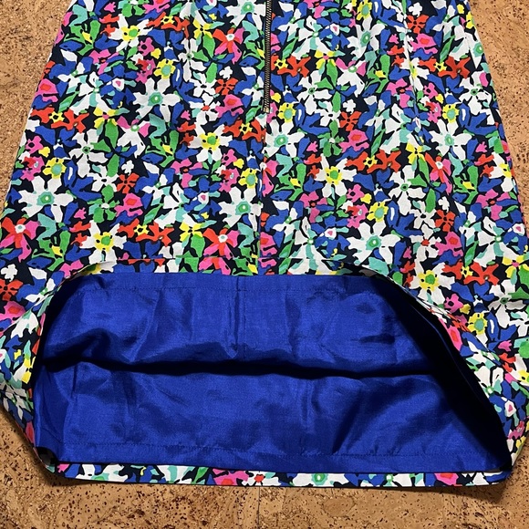 Kate Spade Mira in Full Bloom Silk Blend V-Neck Dress Sz 2 - Picture 13 of 14